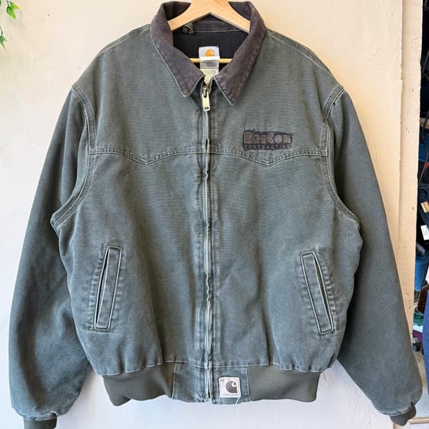 칼하트 디트로이트 자켓 J14 MOS 모스 그린 2XL