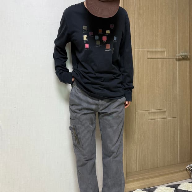 [S] 에드윈 스트라이프 팬츠