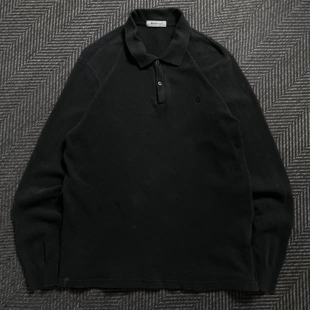 빈폴 자수 로고 그레이 박시핏 롱슬리브o 4681