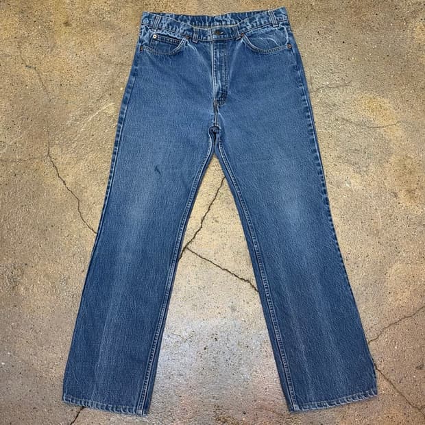 90s Made in USA 빈티지 리바이스 517 부츠컷 청바지