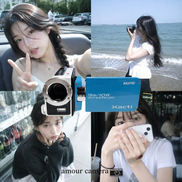 ​📸 [희귀 컬러] 산요 작티(Sanyo Xacti) WH1 블루