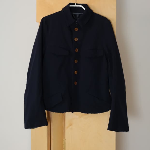  COMME des GARÇONS Raw Hem Jacket