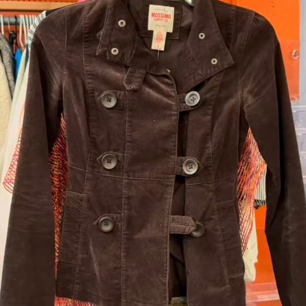 MOSSIMO Brown Peacoat