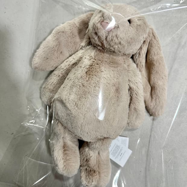 젤리캣 바쉬풀 버니 미디움 베이지  새상품