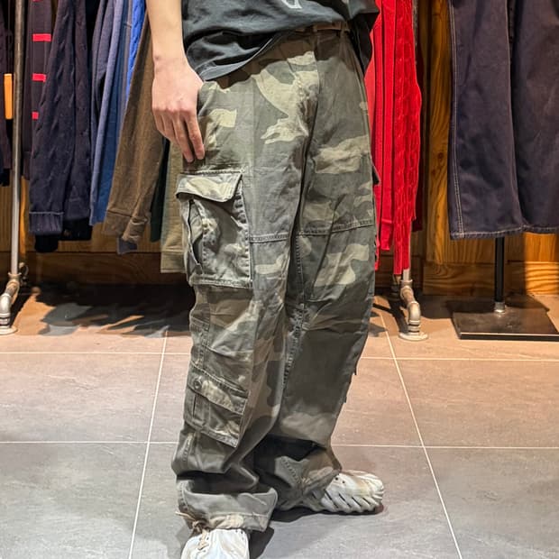 38in 카모플라주 4포켓 파라수트 카고팬츠