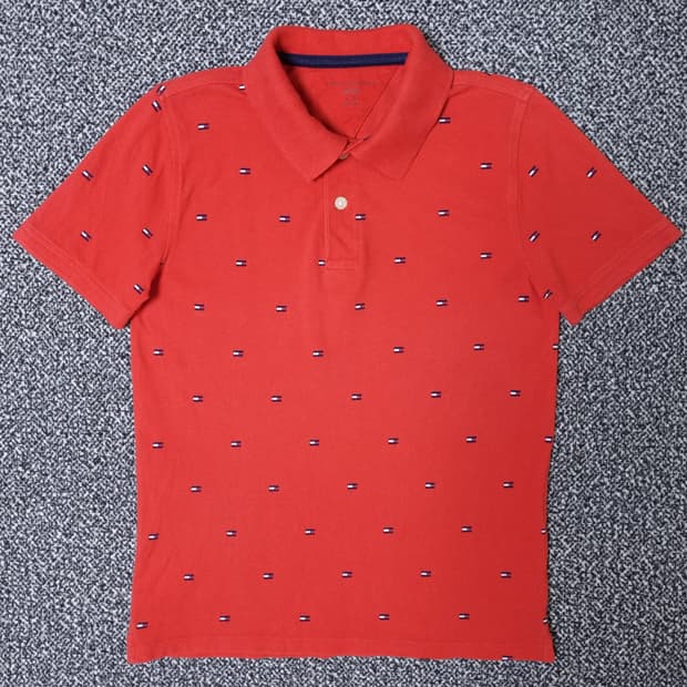 [무료배송][150]타미힐피거 키즈 피케 반팔티 카라티