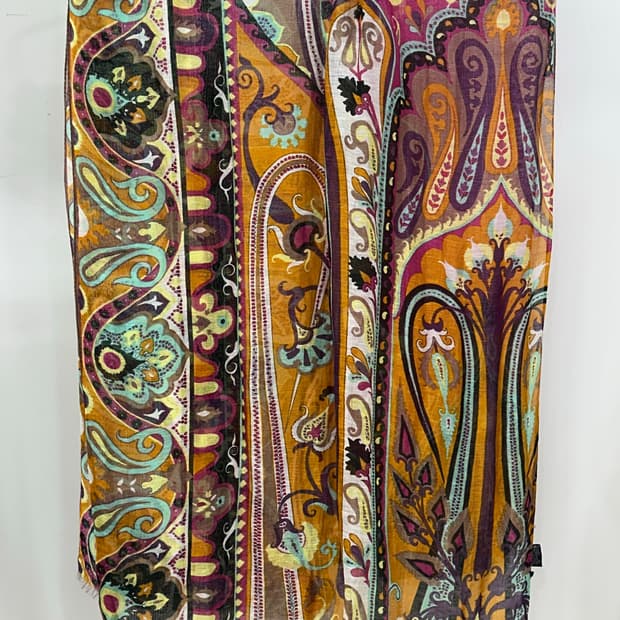 에트로 대폭 숄 머플러