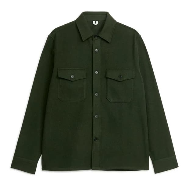 [아르켓] 울 오버셔츠 /한번착용