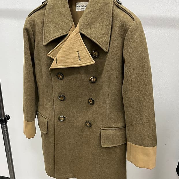 95) 돌체앤가바나 밀리터리 더블코트 