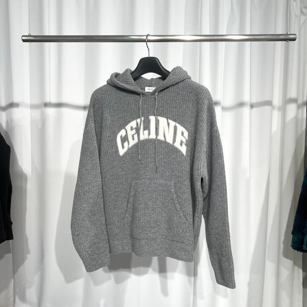 [정품] 셀린느 니트 후드 그레이 신형 (사이즈-EU S)