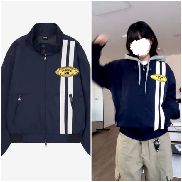 Aakam 아캄 라인 레이싱 자켓 1사이즈