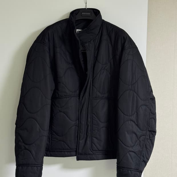 <50> 우영미 퀄팅 패디드 점퍼 블랙