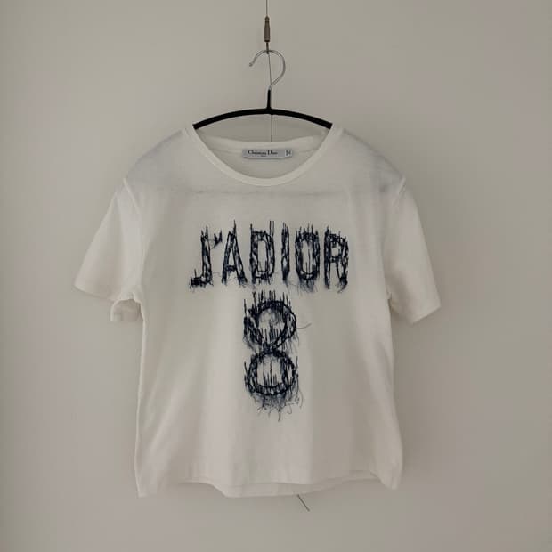 J’ADIOR 자 디올 8 여성 반팔 티셔츠 (S 사이즈)