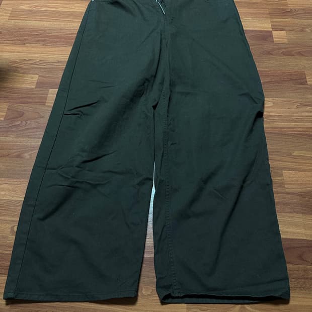 빈티지 브라운 와이드 팬츠