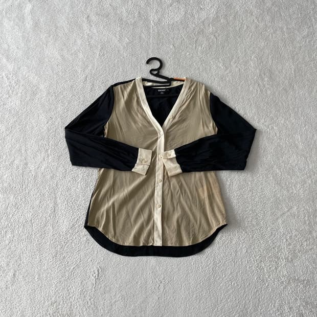 [M] DKNY 여성 실크 가디건