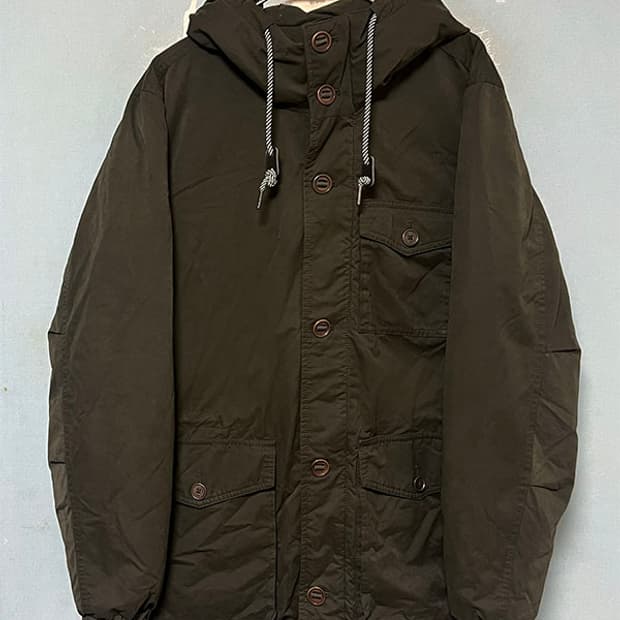 빈폴 남자 패딩점퍼 덕다운 후드 캐주얼 XL 105