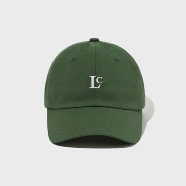 로우클래식 small logo lc 볼캡 그린색상