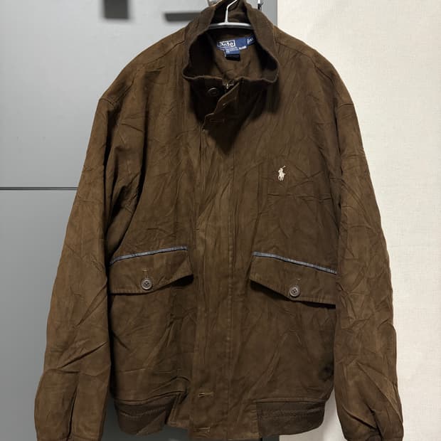 정리중) 폴로 랄프로렌 스웨이드 봄버 자켓 XL