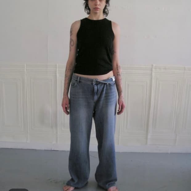 에옹쓰 2025ss 데님 팬츠 1사이즈