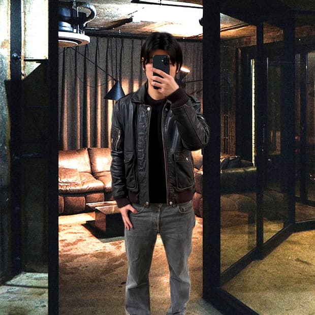 디젤 램스킨 G-1 자켓 [L]