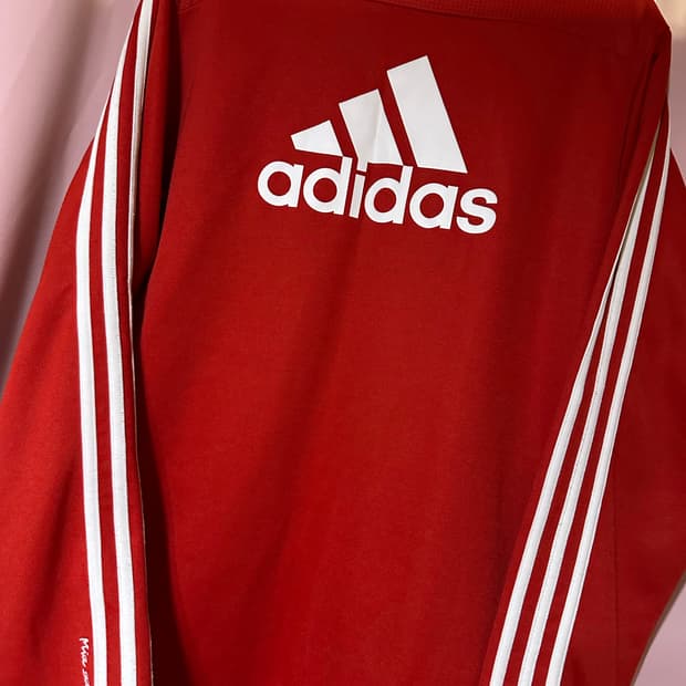 아디다스 FC 바이에른 뮌헨 트랙탑 레드 아디다스져지 아디다스 삼선 집업
