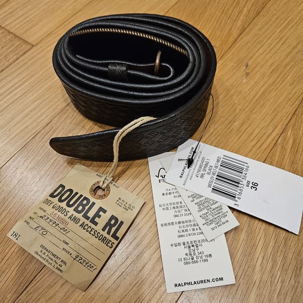 RRL 빈티지 벨트입니다.