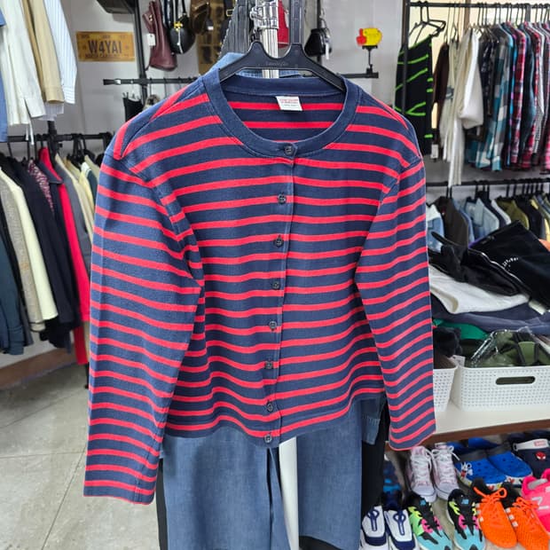 베네통 '91 올드룩 줄무늬 가디건 (1234)