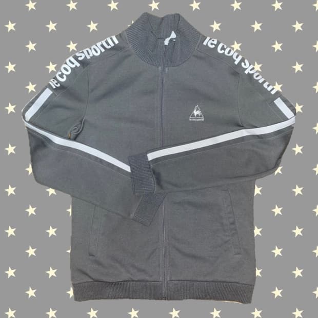 르꼬끄 기모 시그니처 트랙탑 저지 그레이 져지