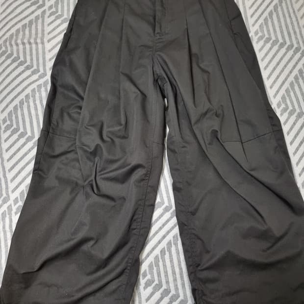 24ss 신야코즈카 하이 배기팬츠 L size 블랙