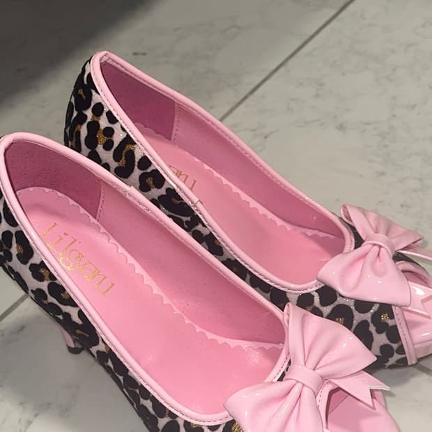 마즈깔 갸루깔 핑크 하이힐 구두 판매해요!