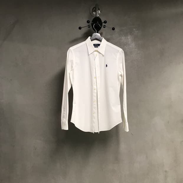 폴로 랄프로렌 QR 화이트 셔츠 6(W)