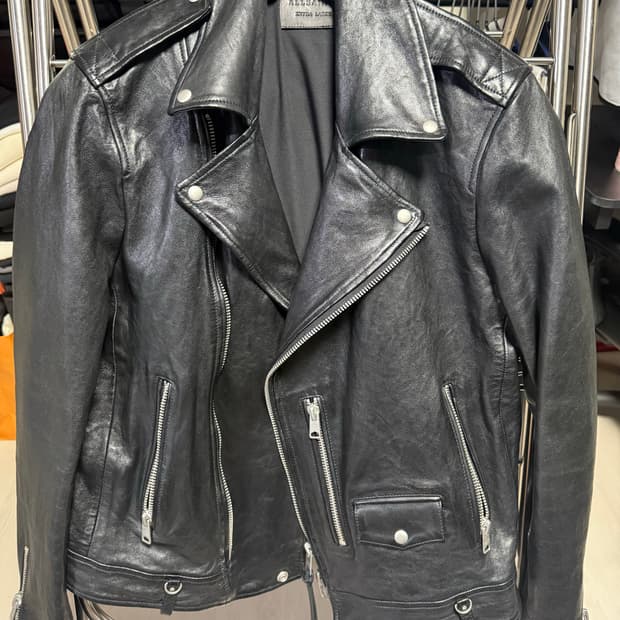 올세인츠 라이더 가죽자켓 XL 팝니다