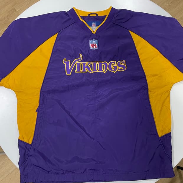 NFL VIKING 웜업 나일론 맨투맨