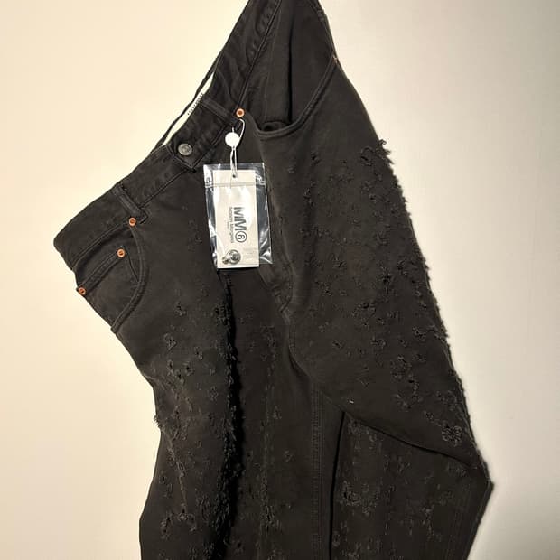 [32] MM6 마르지엘라 디스트로이드 데님 팬츠