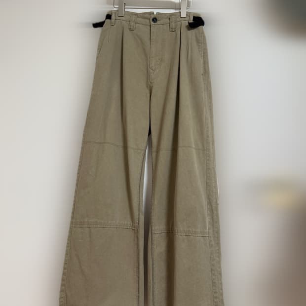 폴리테루 사이드 집 고시마 팬츠 베이지 3(L)