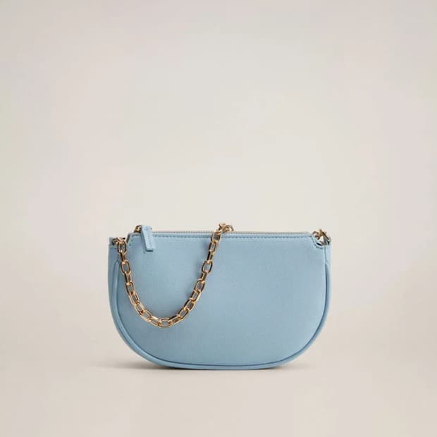 Mango 바게트 숄더백