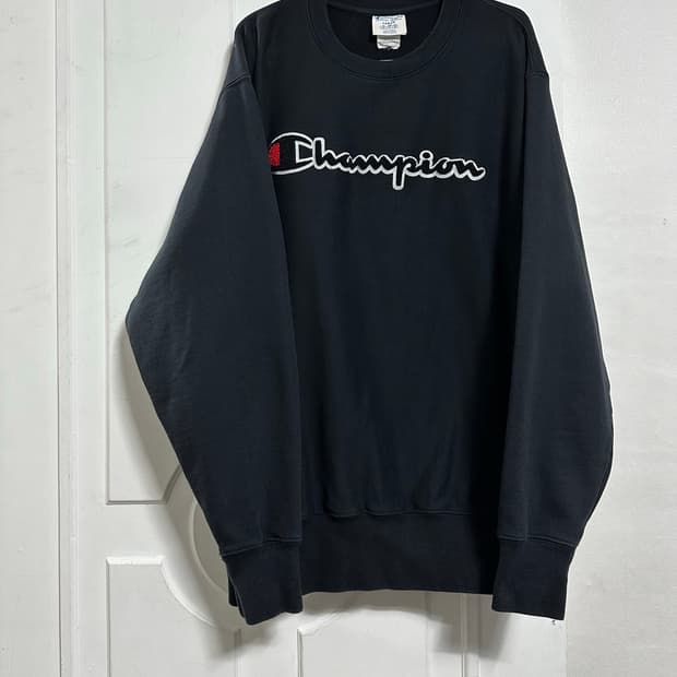 챔피언 블루택 리버스위브 로고 맨투맨