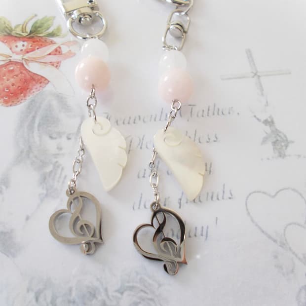 Melody Angel Keyring (made)