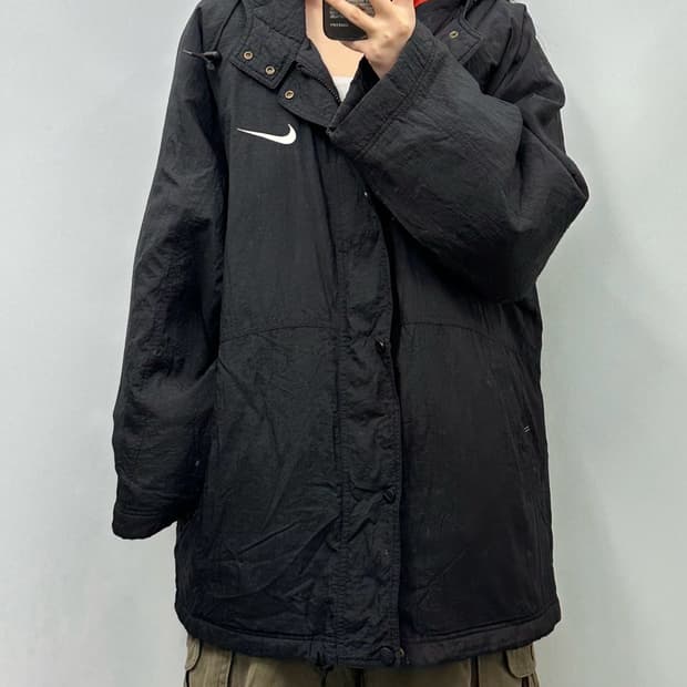 나이키 00s 빅로고 올드스쿨 바람막이 점퍼 돕바