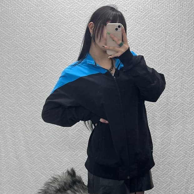 나이키 올드스쿨 레트로 배색 바람막이 자켓 XXL C09125