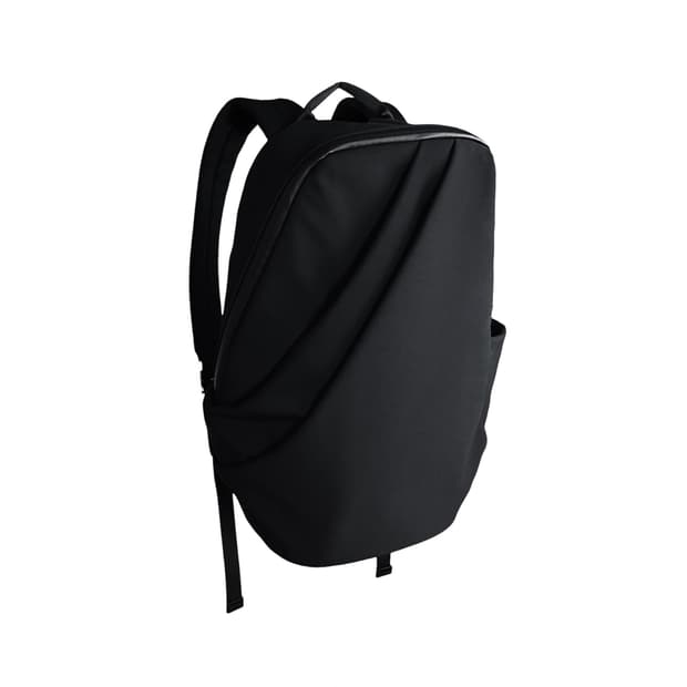 WOOL GABARDINE/NYLON TUCK BACKPACK