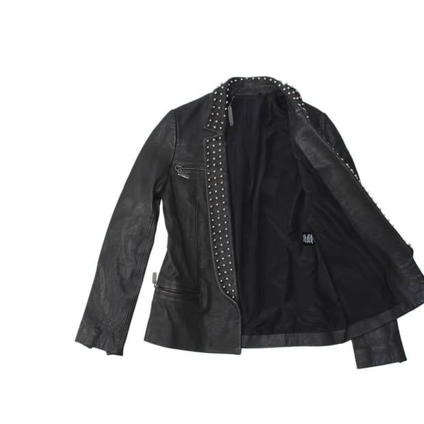 THOMAS WYLDE 토마스와일드 스터드 램스킨 레더자켓