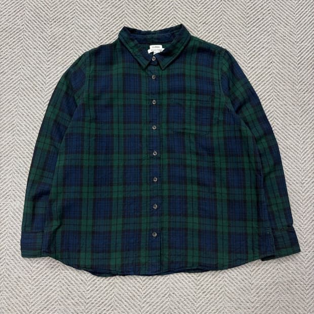 엘엘빈 체크 셔츠 v2366