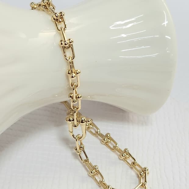 18k 마이크로 링크 팔찌