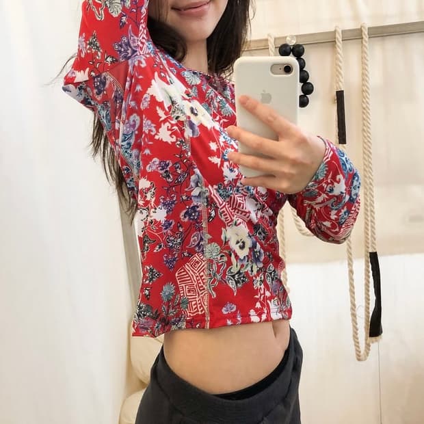 콜로신스 DRY PANSY TOP RED