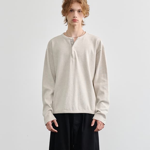 노운 헨리넥 티셔츠 1