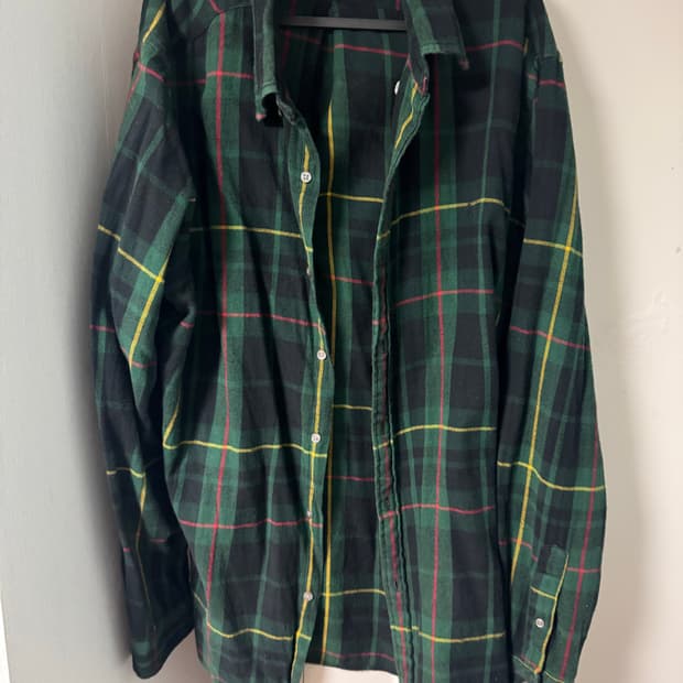 랄프로렌폴로 플란넬 셔츠 타탄