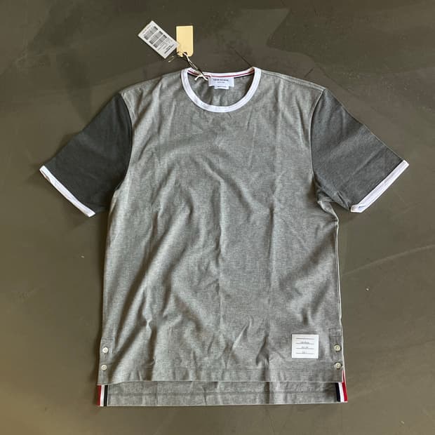 톰브라운 컬러블록 링거티 3size 