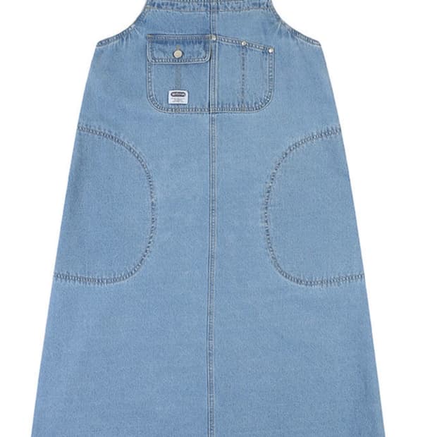 아웃도어 멜빵치마