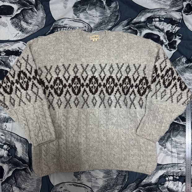 80s LLbean 엘엘빈 피셔맨 스웨터 니트L사이즈